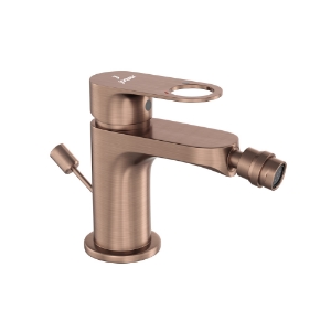 Picture of Single Lever 1-Hole Bidet Mixer with Popup Waste System - Antique Copper