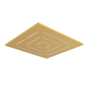 Picture of Square Shape Maze Overhead Shower - Gold Matt PVD