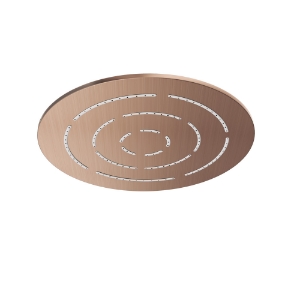 Picture of Round Shape Single Flow Maze Overhead Shower - Antique Copper