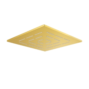 Picture of Square Shape Single Flow Maze Overhead Shower - Gold Bright PVD