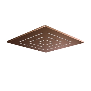 Picture of Square Shape Single Flow Maze Overhead Shower - Blush Gold PVD