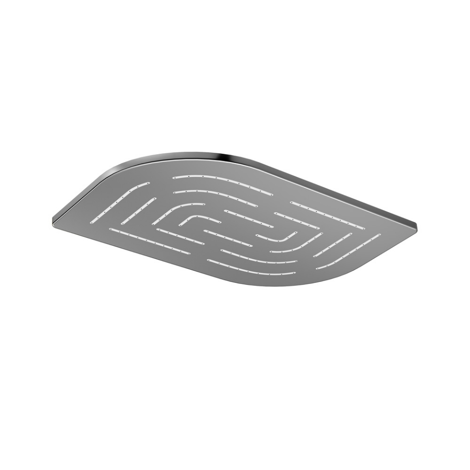 Picture of Alive Maze Overhead Shower - Black Chrome