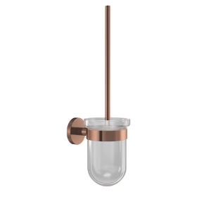 Picture of W.C. Brush Holder - Blush Gold PVD