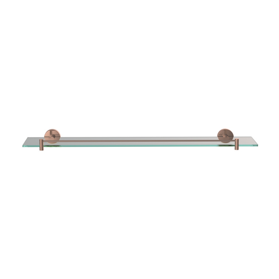 Picture of Glass Shelf 600mm Long - Blush Gold Bright PVD