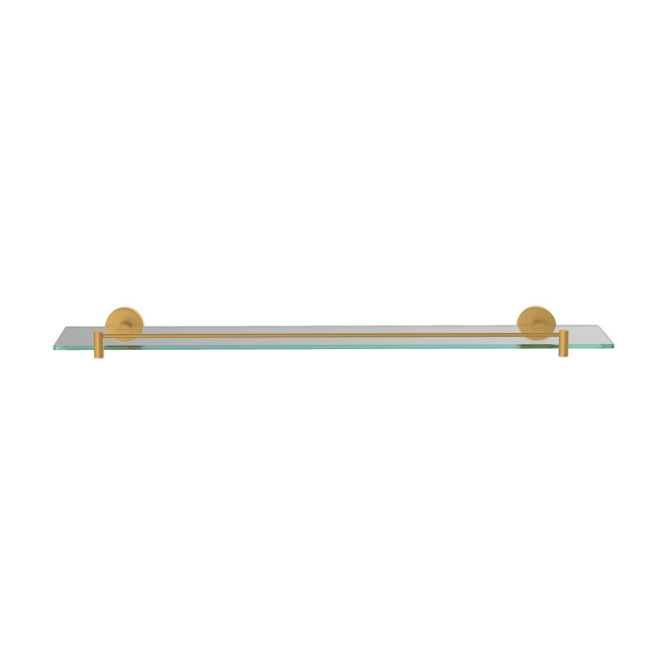 Picture of Glass Shelf 600mm Long - Gold Matt PVD