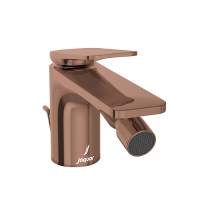 Picture of Single Lever 1-Hole Bidet Mixer with Popup Waste System - Blush Gold PVD