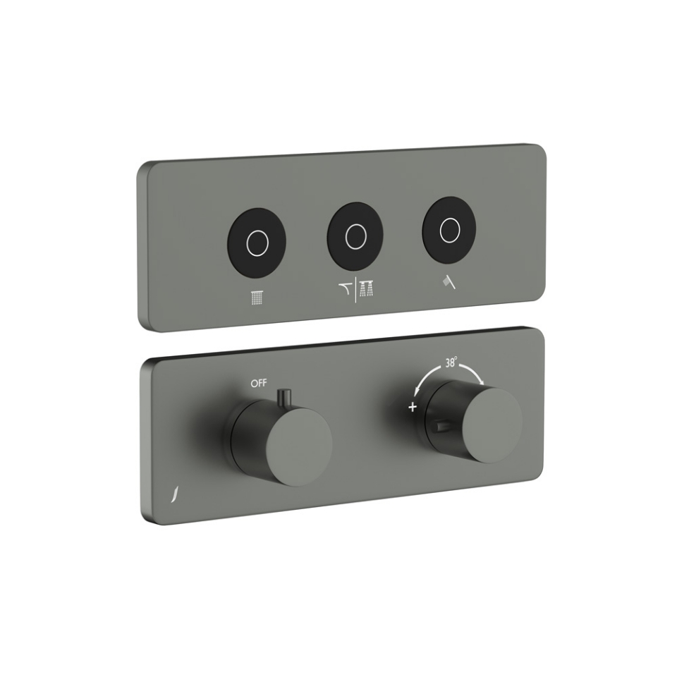 Picture of Exposed Part Kit of Cloud Touch Shower System - Graphite