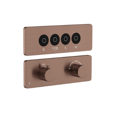 Picture of Exposed Part Kit of Cloud Touch Shower System - Antique Copper
