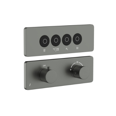 Picture of Exposed Part Kit of Cloud Touch Shower System - Graphite