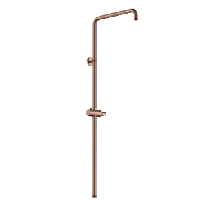 Picture of Exposed Shower Pipe with Hand Shower Holder - Blush Gold Bright PVD