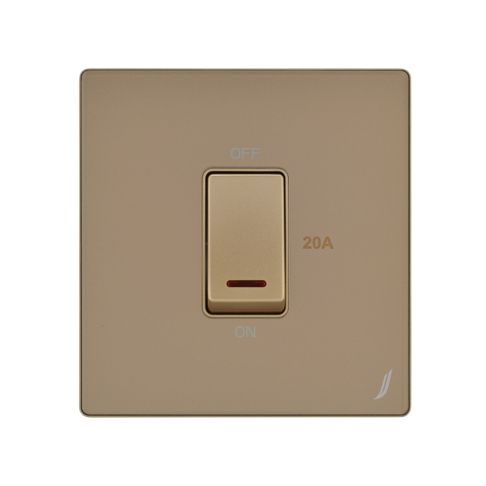 Picture of One Gang 20A Dp Switch - Gold