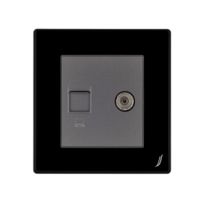 Picture of Television & Computer Socket - Black