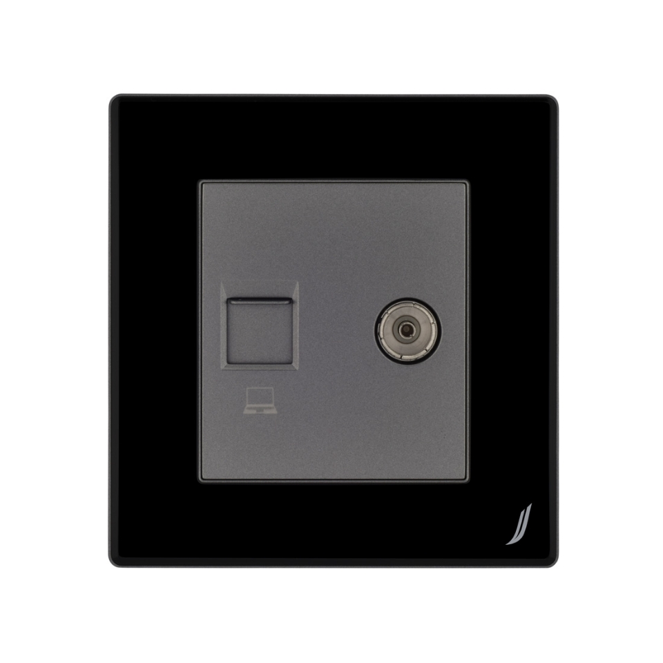 Picture of Television & Computer Socket - Black