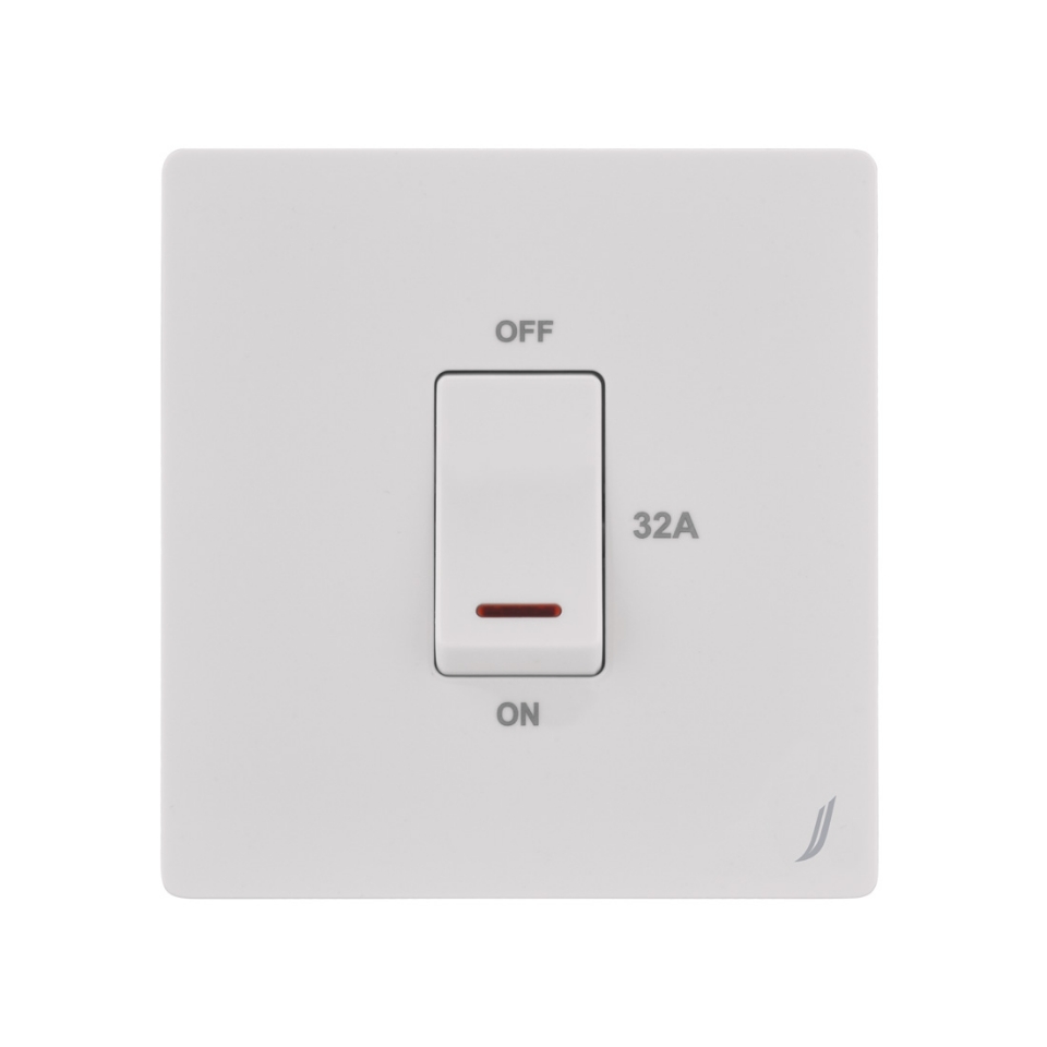 Picture of 32A Dp Switch - White