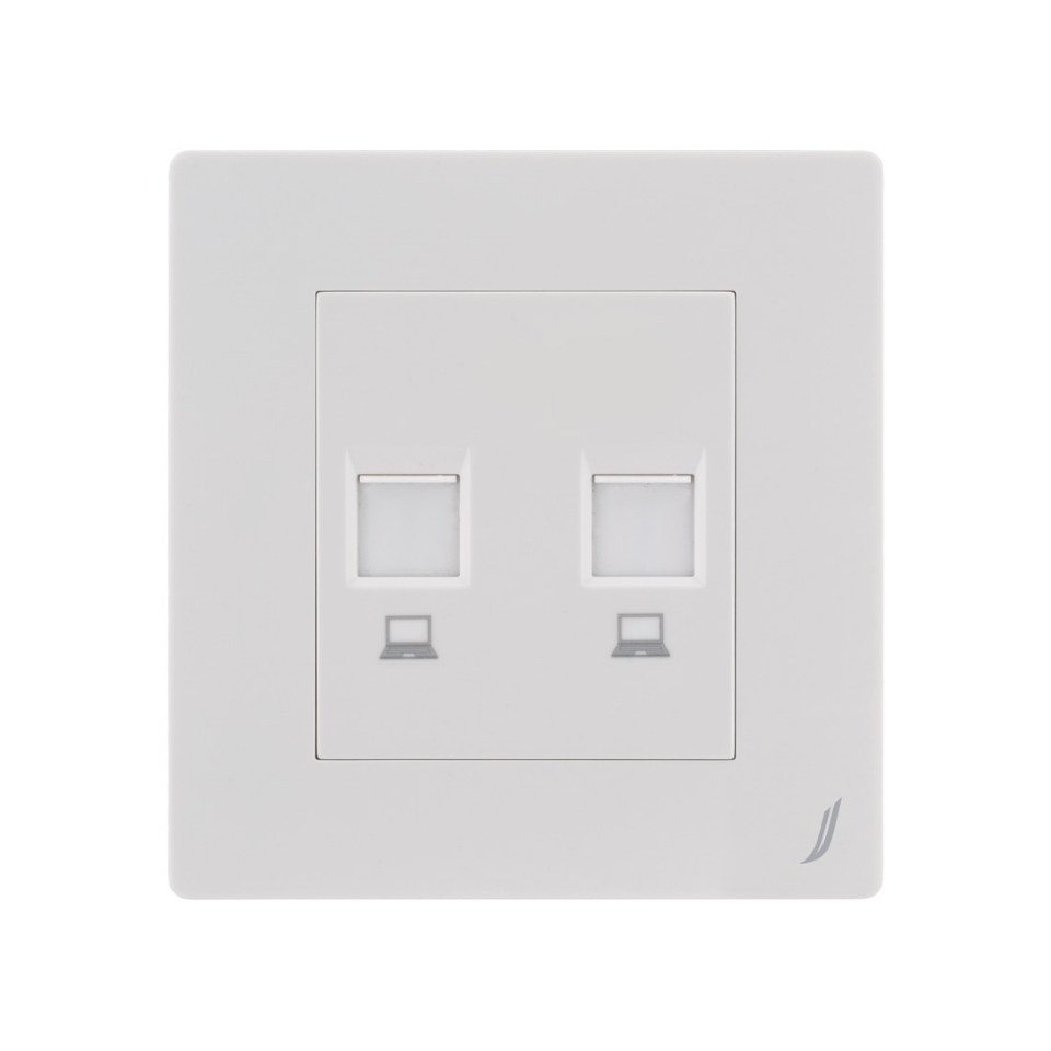 Picture of Double Computer Socket