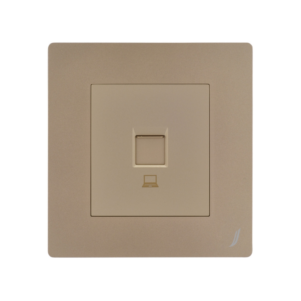 Picture of One Way Computer Socket - Gold