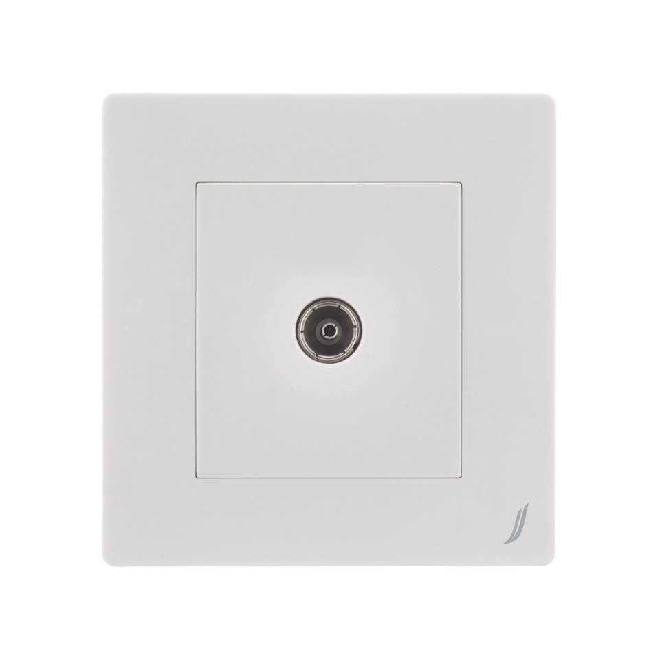 Picture of One Way Television Socket -White