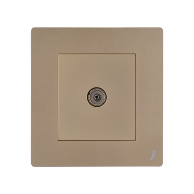Picture of One Way Television Socket - Gold