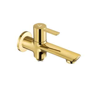 Picture of 2 Way Bib Cock - Gold Bright PVD