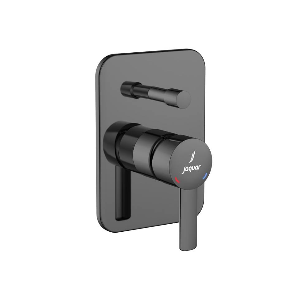 Picture of Single Lever Exposed Parts Kit of Diverter - Black Chrome