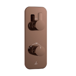 Picture of Aquamax Exposed Part Kit of Thermostatic Shower Mixer - Blush Gold PVD