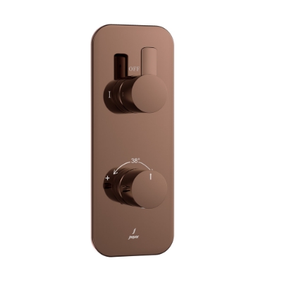 Picture of Aquamax Exposed Part Kit of Thermostatic Shower Mixer - Blush Gold PVD
