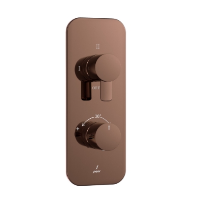 Picture of Aquamax Exposed Part Kit of Thermostatic Shower Mixer - Blush Gold PVD