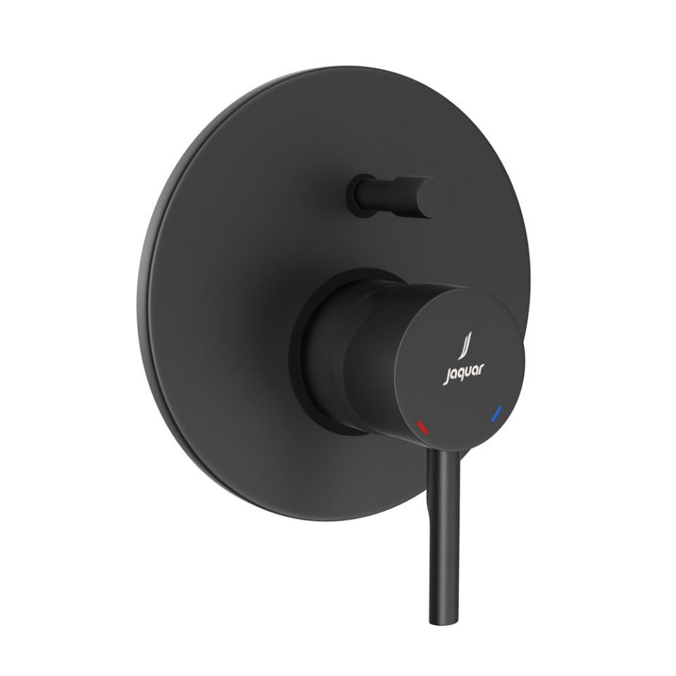 Picture of Single Lever Exposed Parts Kit of Hi-flow Diverter - Black Matt