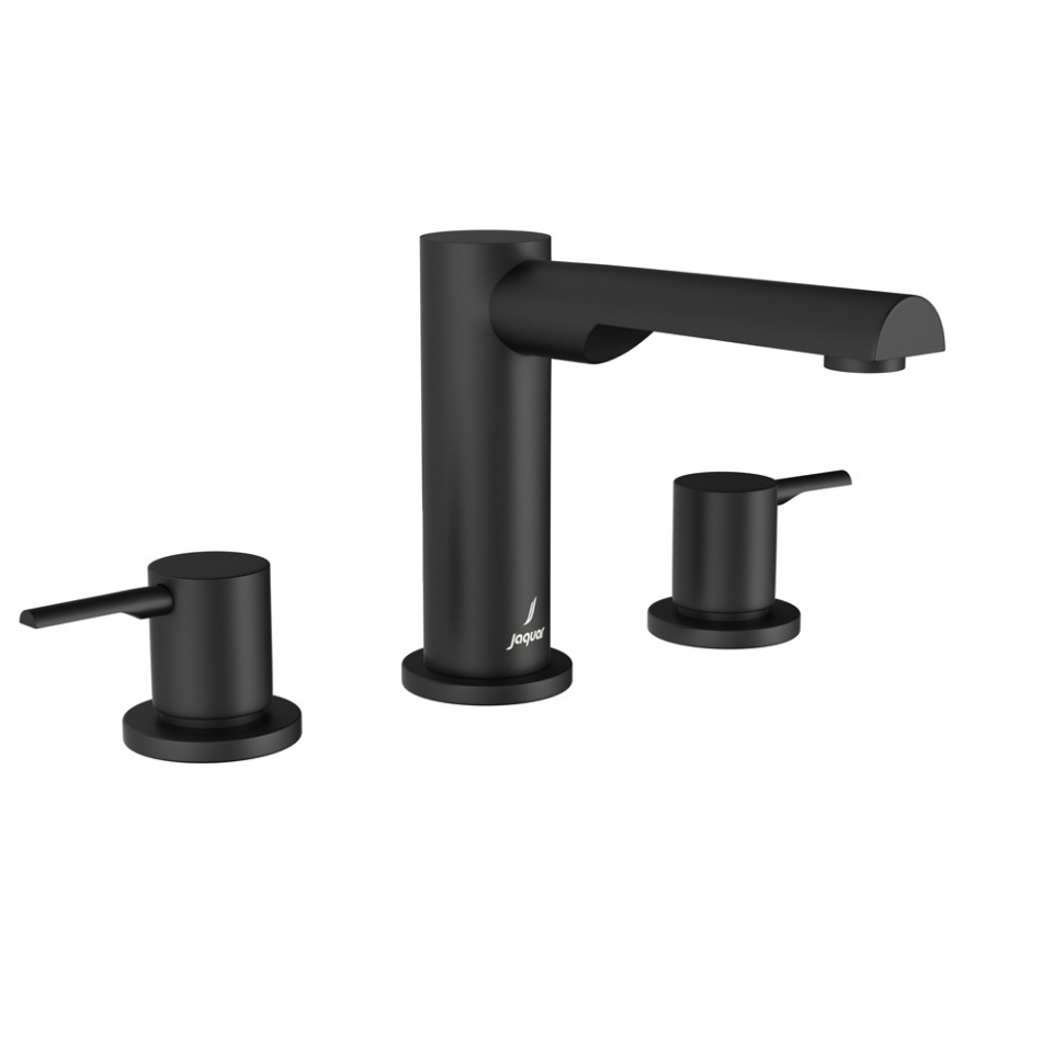 Picture of 3-Hole Basin Mixer - Black Matt