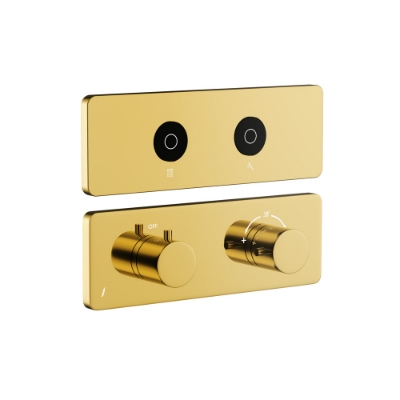 Picture of एक्सपोज़्ड पार्ट किट ऑफ क्लाउड टच शॉवर सिस्टम - गोल्ड ब्राइट पीवीडी