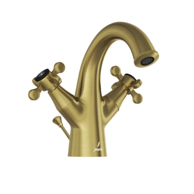 Picture of Central Hole Basin Mixer with Popup Waste System - Antique Bronze