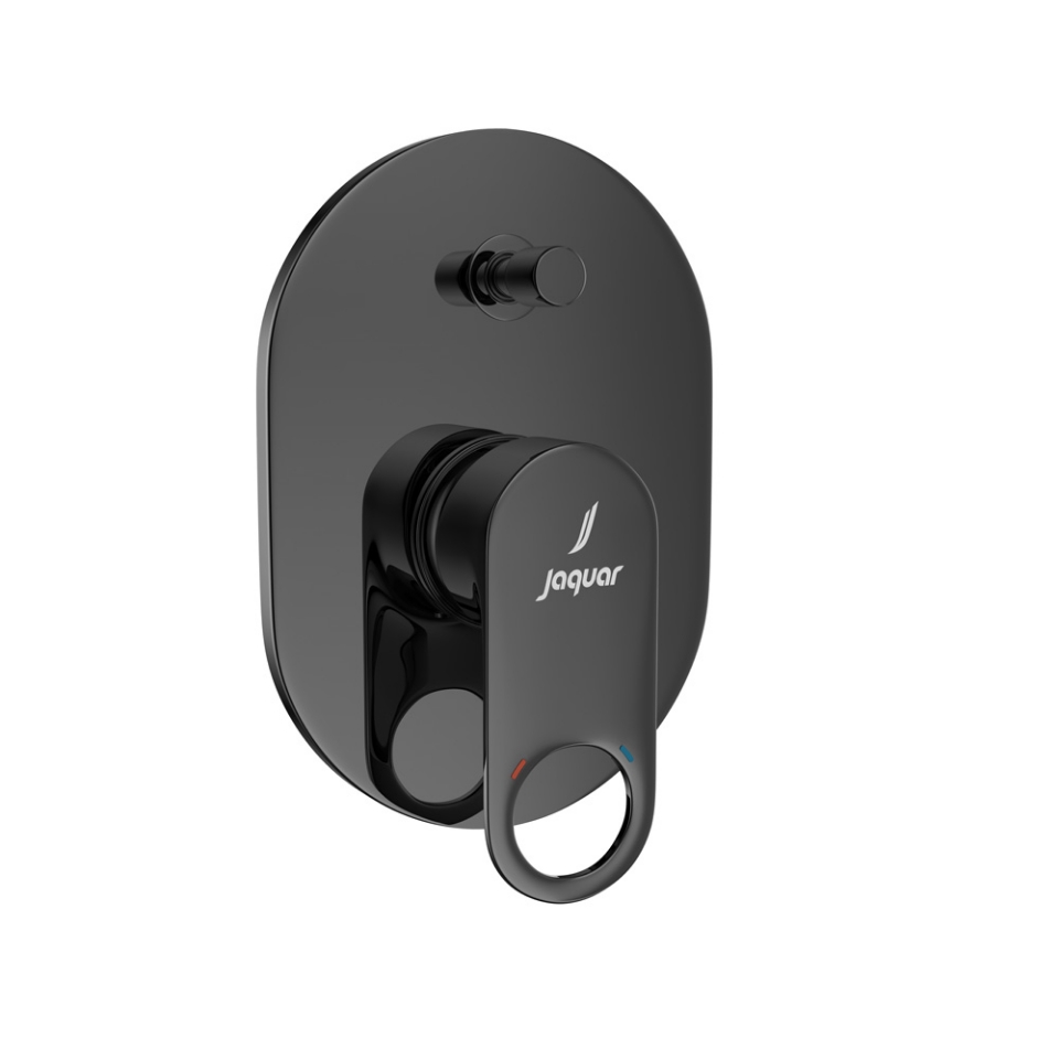 Picture of Single Lever Exposed Parts Kit of Hi-flow Diverter - Black Chrome