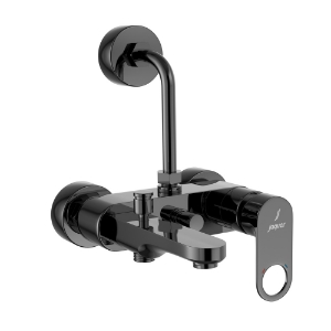 Picture of Single Lever Wall Mixer 3-in-1 System - Black Chrome