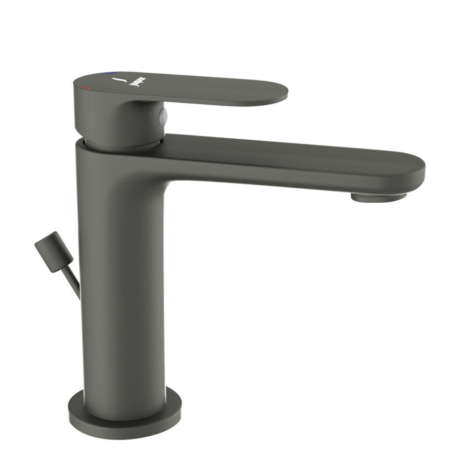 Picture of Single Lever Basin Mixer with Popup Waste -Graphite