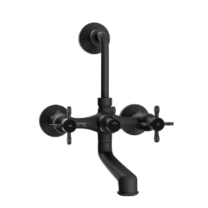Picture of Wall Mixer with Provision For Overhead Shower - Black Matt