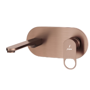 Picture of एक्स्पोज़्ड पार्ट किट ऑफ सिंगल लीवर बेसिन मिक्सर वॉल माउंटेड - ऐन्टीक कॉपर