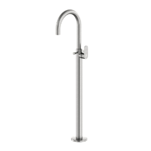 Picture of Exposed Parts of Floor Mounted Single Lever Bath Mixer - Stainless Steel