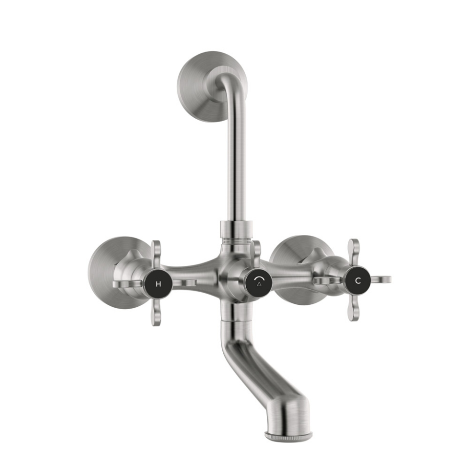 Picture of Wall Mixer with Provision For Overhead Shower - Stainless Steel