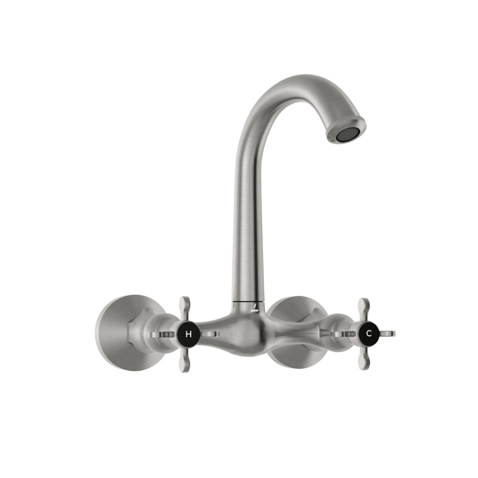 Picture of Sink Mixer with Short Swinging Spout - Stainless Steel