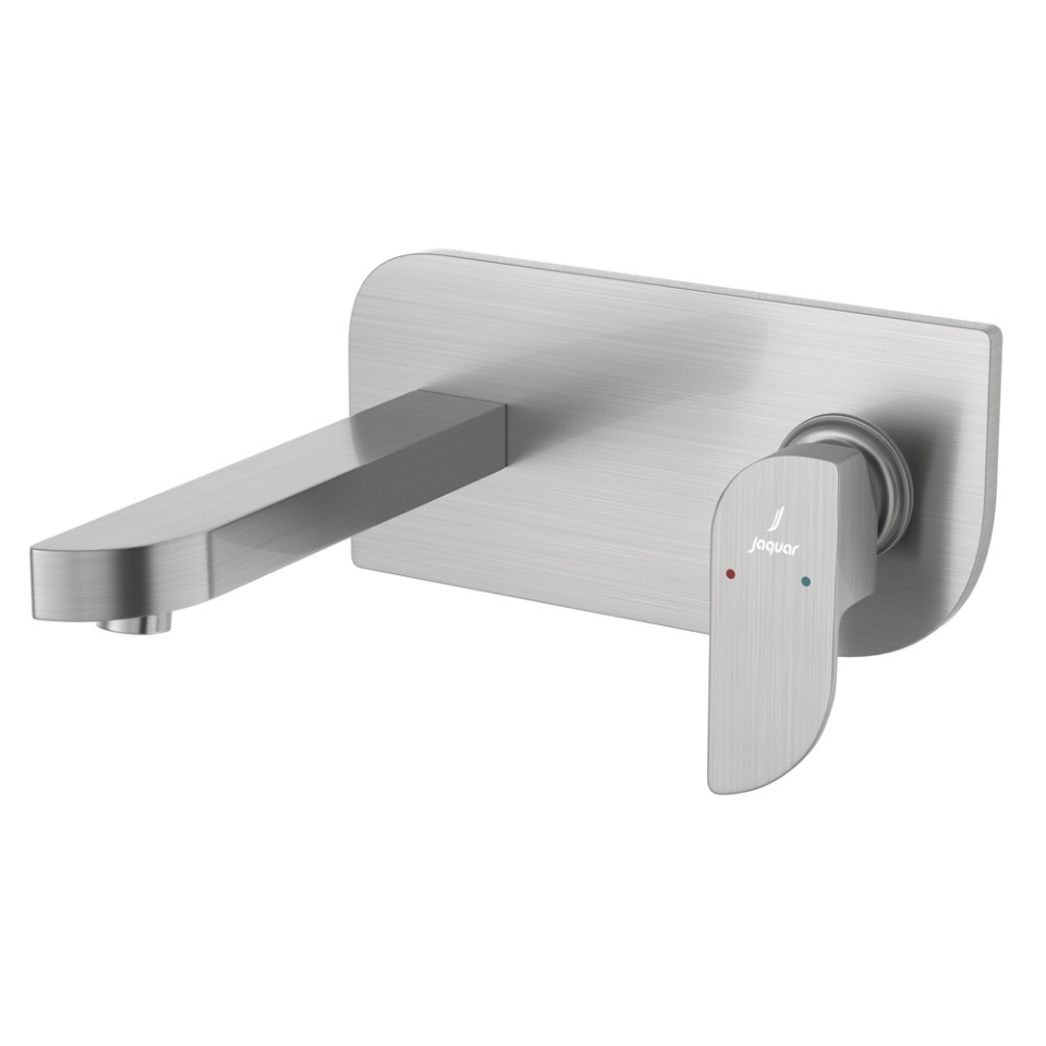 Picture of Exposed Part Kit of Single Lever Basin Mixer Wall Mounted - Stainless Steel