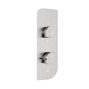 Picture of ऐक्वामैक्स एक्स्पोज़्ड पार्ट किट विद 3-वे डायवर्टर - स्टेनलेस स्टील