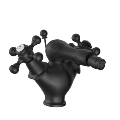 Picture of 1 Hole Bidet Mixer - Black Matt