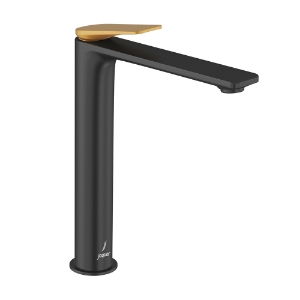 Picture of Single Lever Tall Boy - Lever: Gold Matt PVD | Body: Black Matt