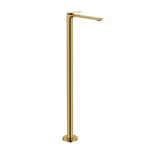 Picture of Floor Mounted Single Lever Basin Mixer - Gold Bright PVD