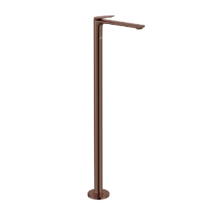 Picture of Floor Mounted Single Lever Basin Mixer - Blush Gold Bright PVD
