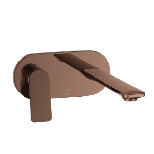 Picture of Exposed Part Kit of Left Hand Side Operated Single Lever Basin Mixer - Blush Gold PVD