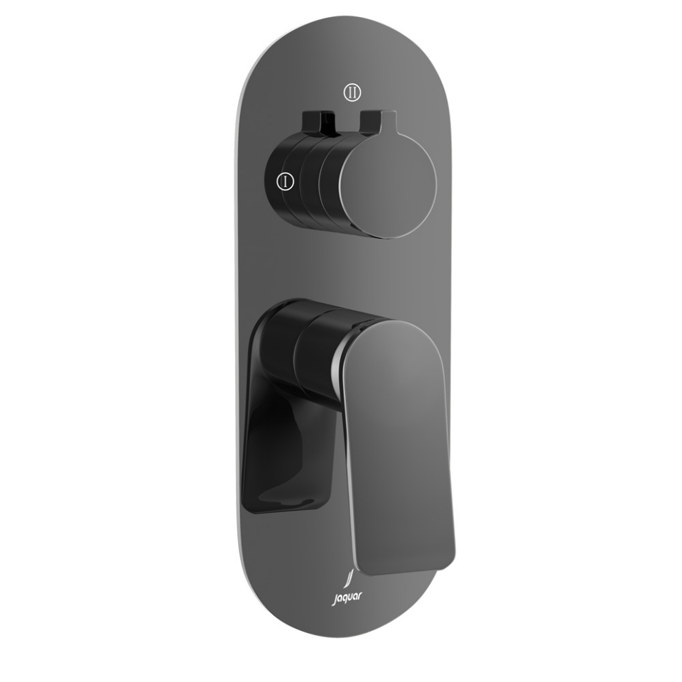 Picture of Aquamax Exposed Part Kit of Single Lever Shower Mixer with 3-way diverter - Black Chrome