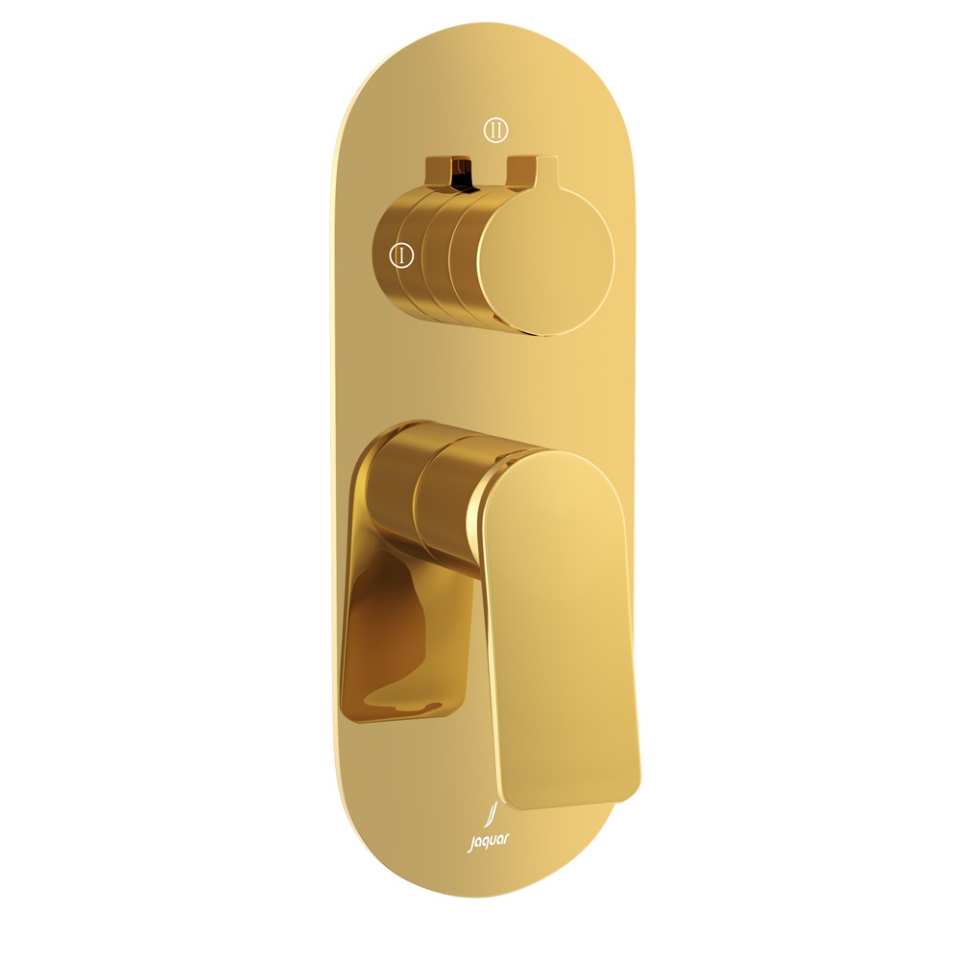Picture of Aquamax Exposed Part Kit of Single Lever Shower Mixer with 3-way diverter - Gold Bright PVD