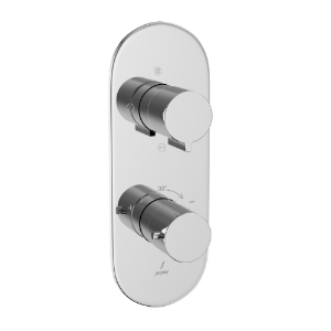Picture of Aquamax Exposed Part Kit of Thermostatic Shower Mixer with 3-way diverter - Chrome