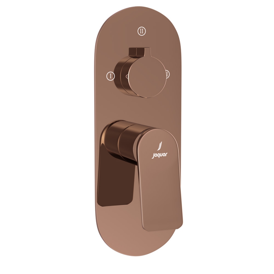 Picture of Aquamax Exposed Part Kit of Single Lever Shower Mixer with 3-way diverter - Blush Gold Bright PVD